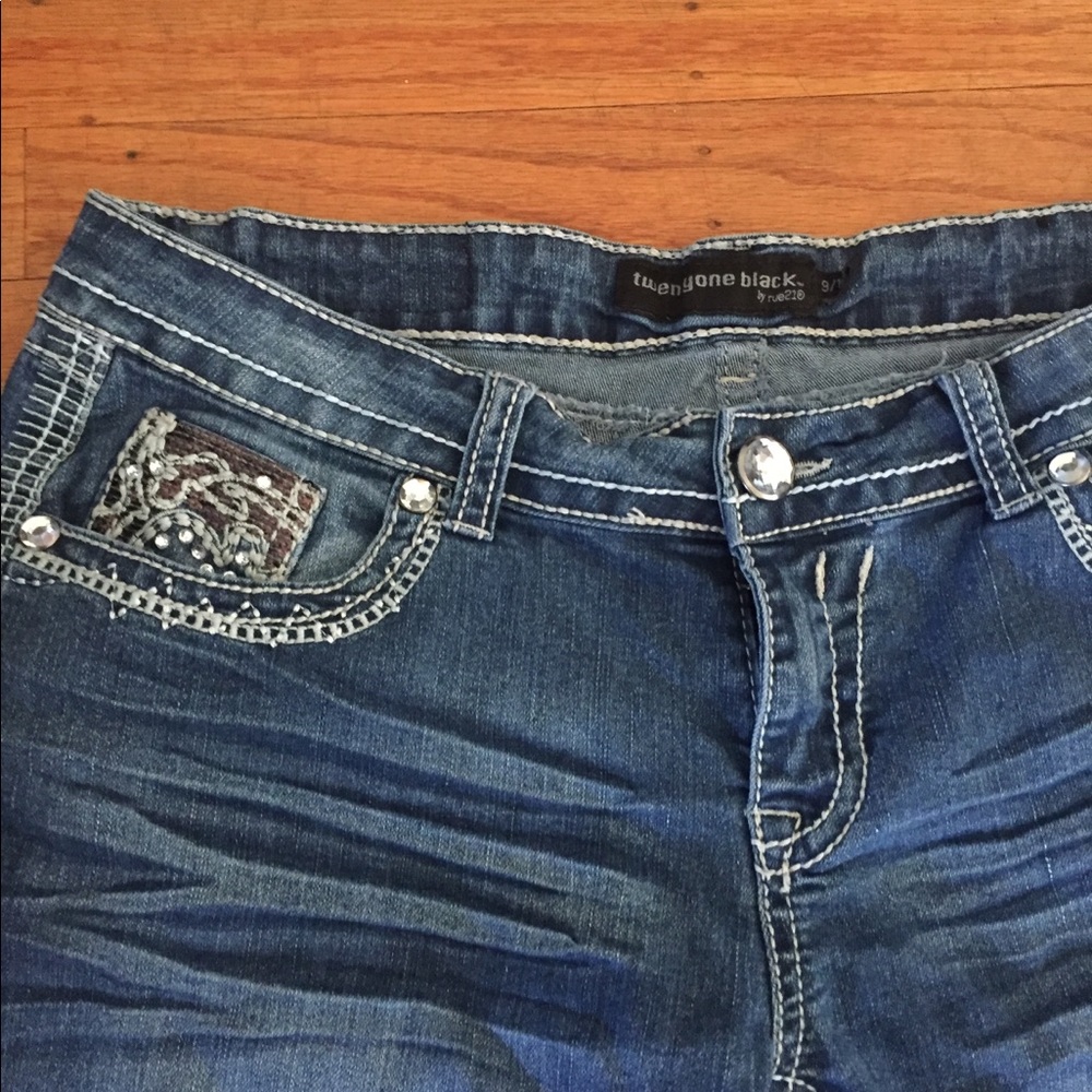 Twenty one black jeans sz 9/10R great cond - Picture 2 of 5